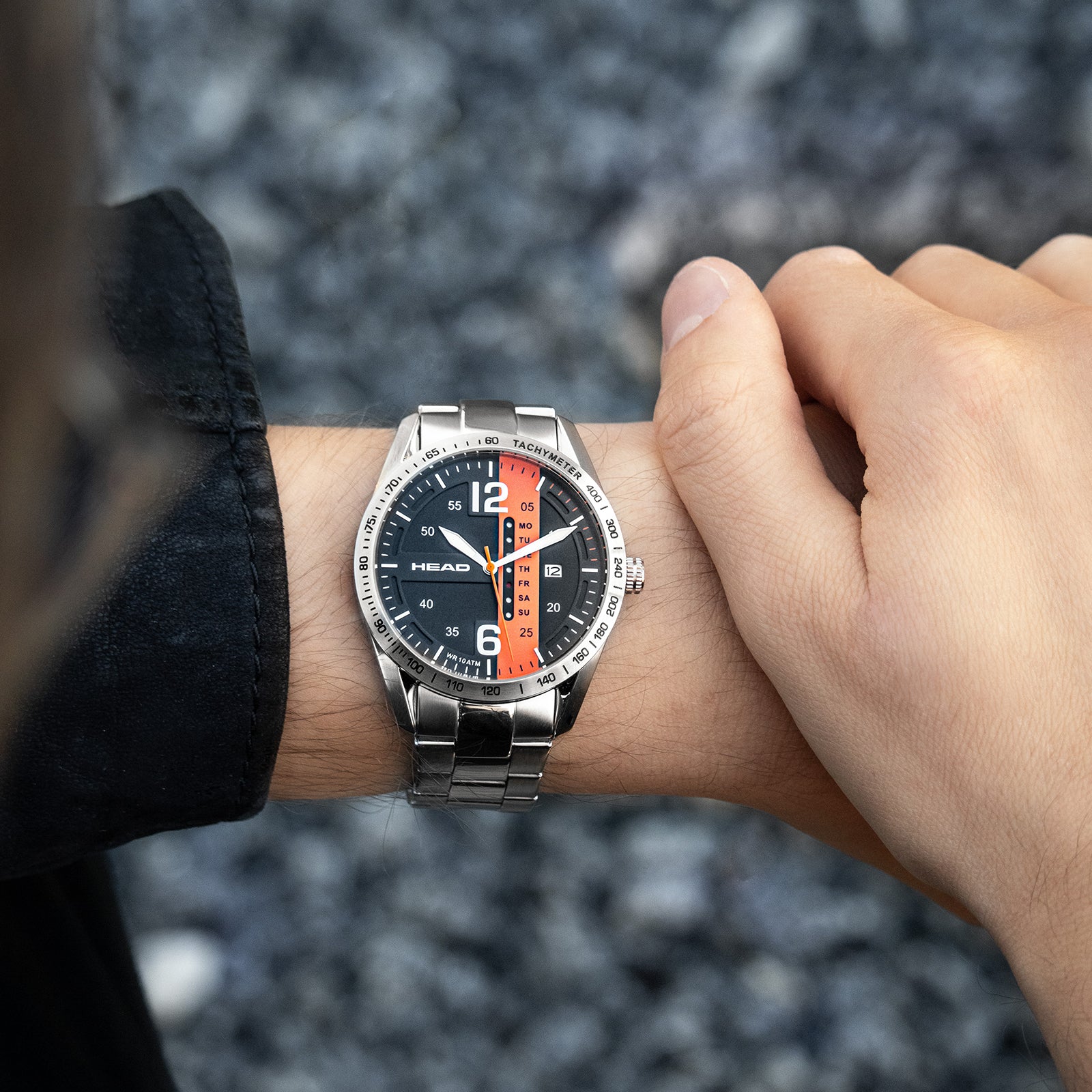 ATHENS 3 43,5mm Black/Orange