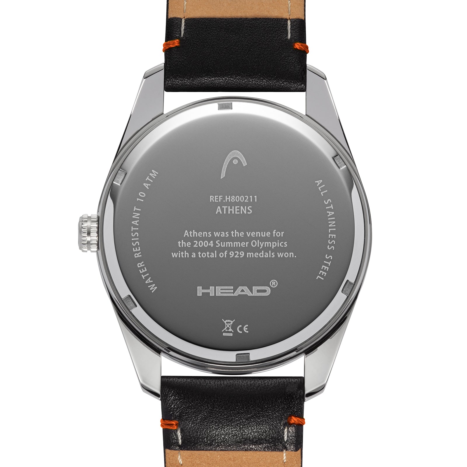 ATHENS 2 43,5mm Black/Orange