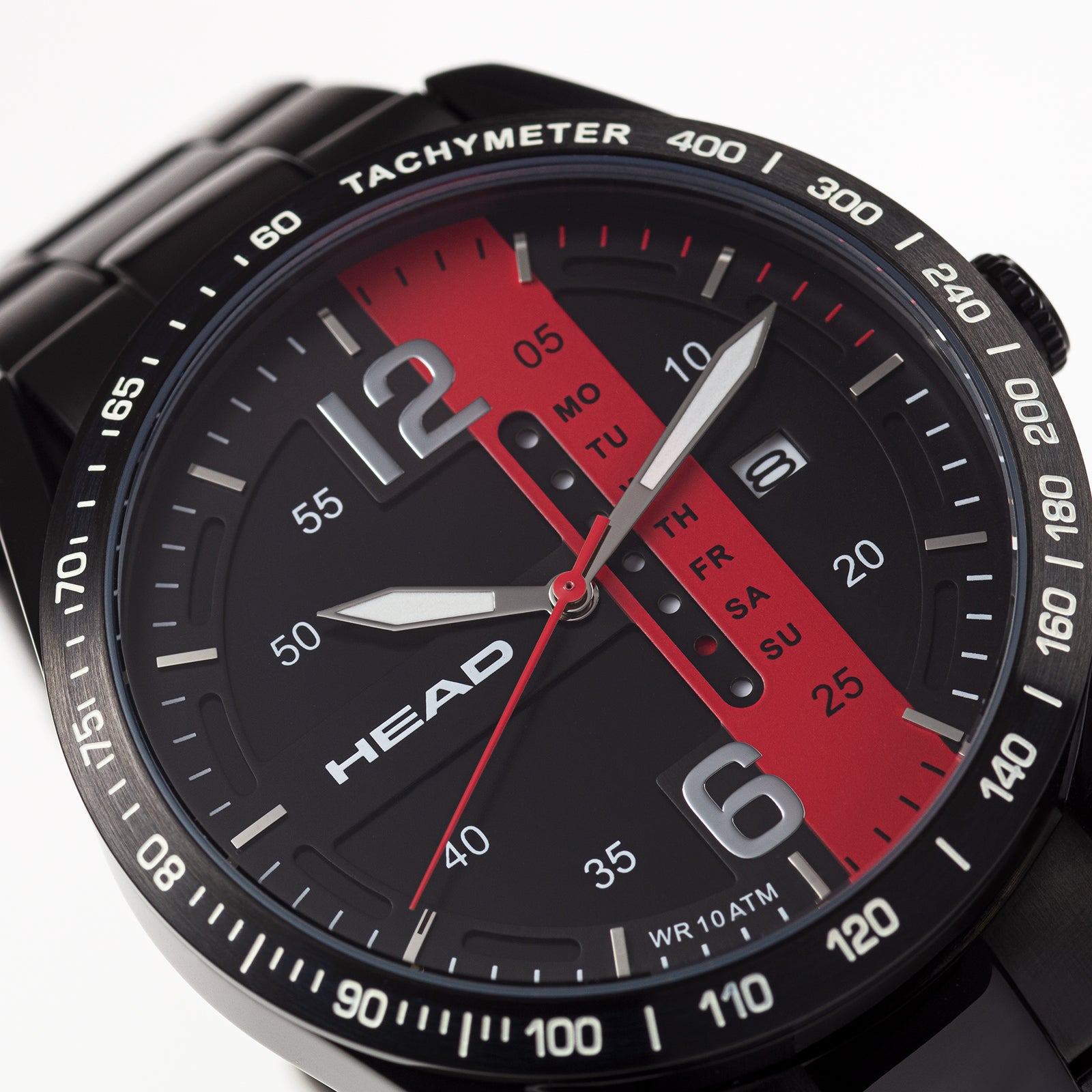 ATHENS 3 43,5mm Black/Red