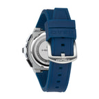 STOCKHOLM 42mm w. blue silicon band