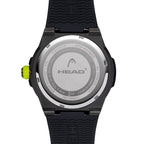 STOCKHOLM 42mm w. black silicon band