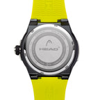 STOCKHOLM 42mm w. yellow silicon band