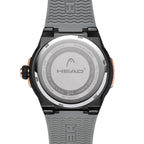 STOCKHOLM 42mm w. grey silicon band