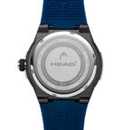 STOCKHOLM 42mm w. blue silicon band